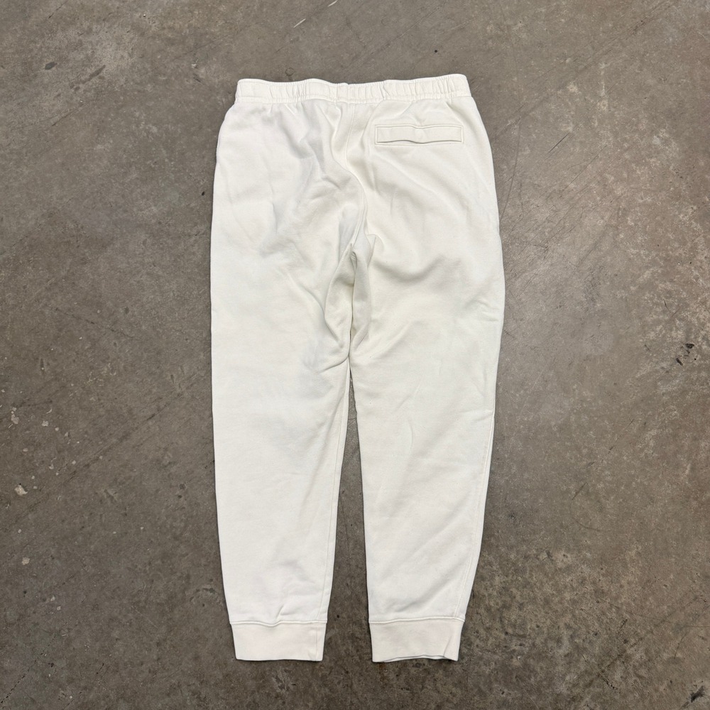 Nike Sportswear Club Fleece Joggers Mens XL Sail White Sweatpants BV2671-133 - Picture 3 of 7